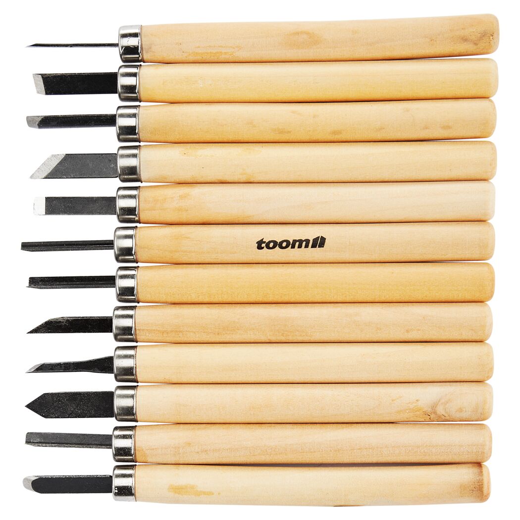 12-teiliges Schnitzwerkzeug-Set von toom