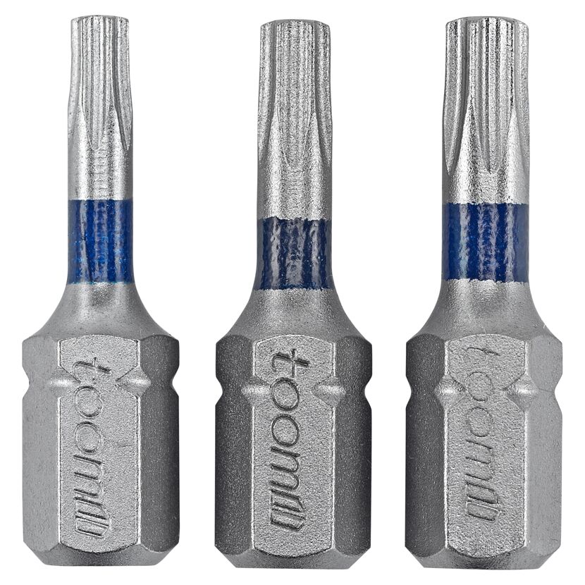 Drei Torx T10 Schraubendreherbits