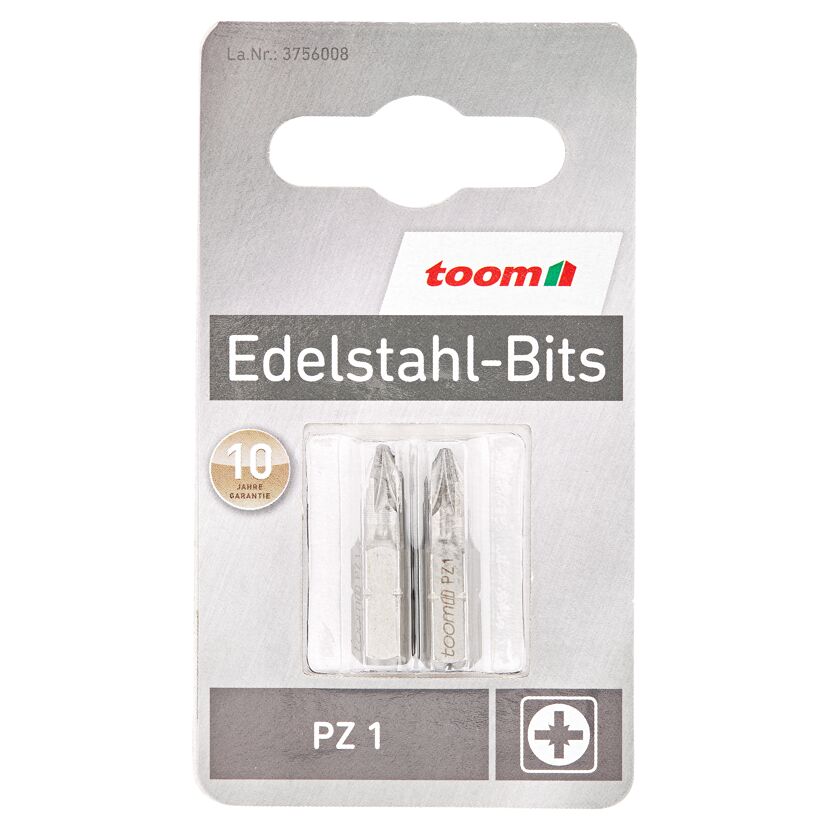 Bits Edelstahl PZ 1 2 Stück