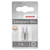 Zwei TOOM Edelstahl Bits T10 in Verpackung