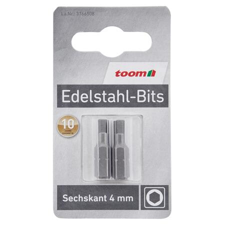 3. Bild von Edelstahl-Bits Sechskannt 4 x 25 mm 2 Stück