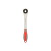 Ratsche mit rot-grauem Griff