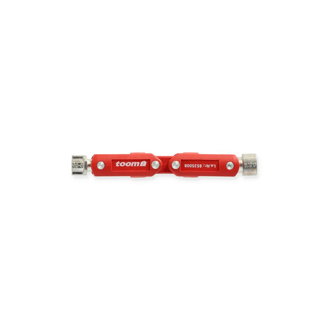 Roter Bauschlüssel 8 in 1 von toom