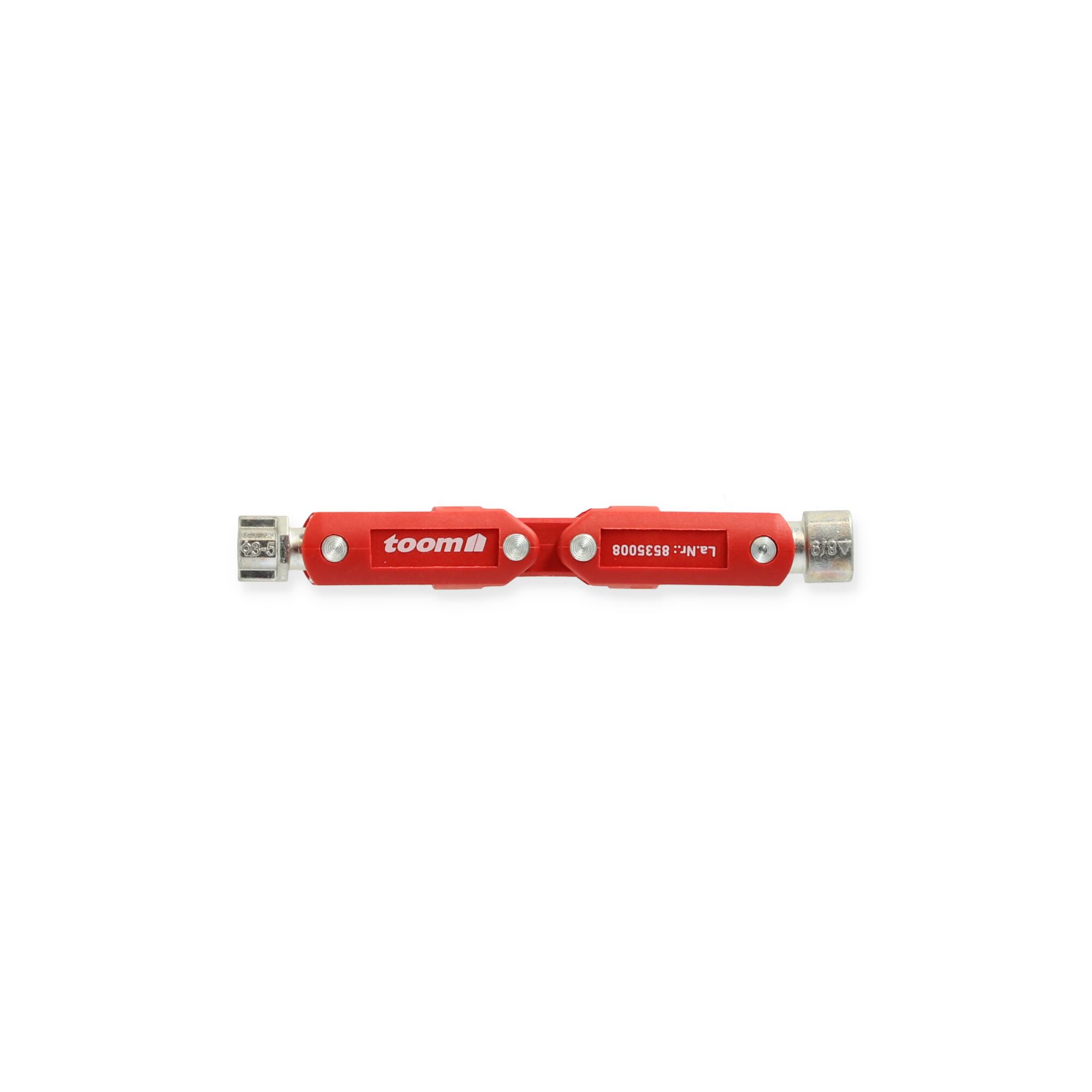 Roter Bauschlüssel 8 in 1 von toom