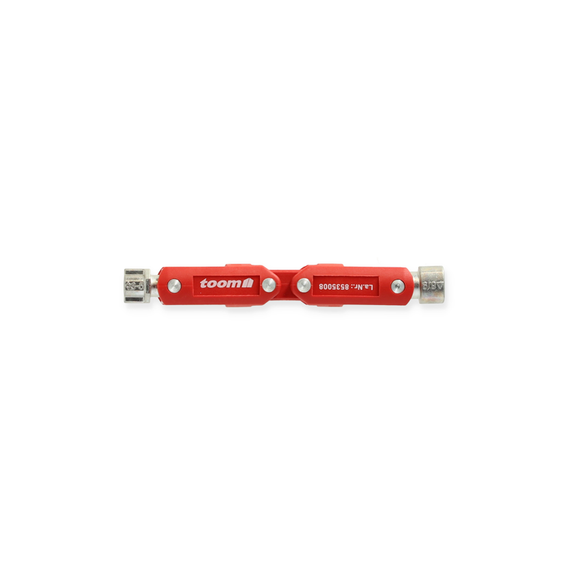 Roter Bauschlüssel 8 in 1 von toom
