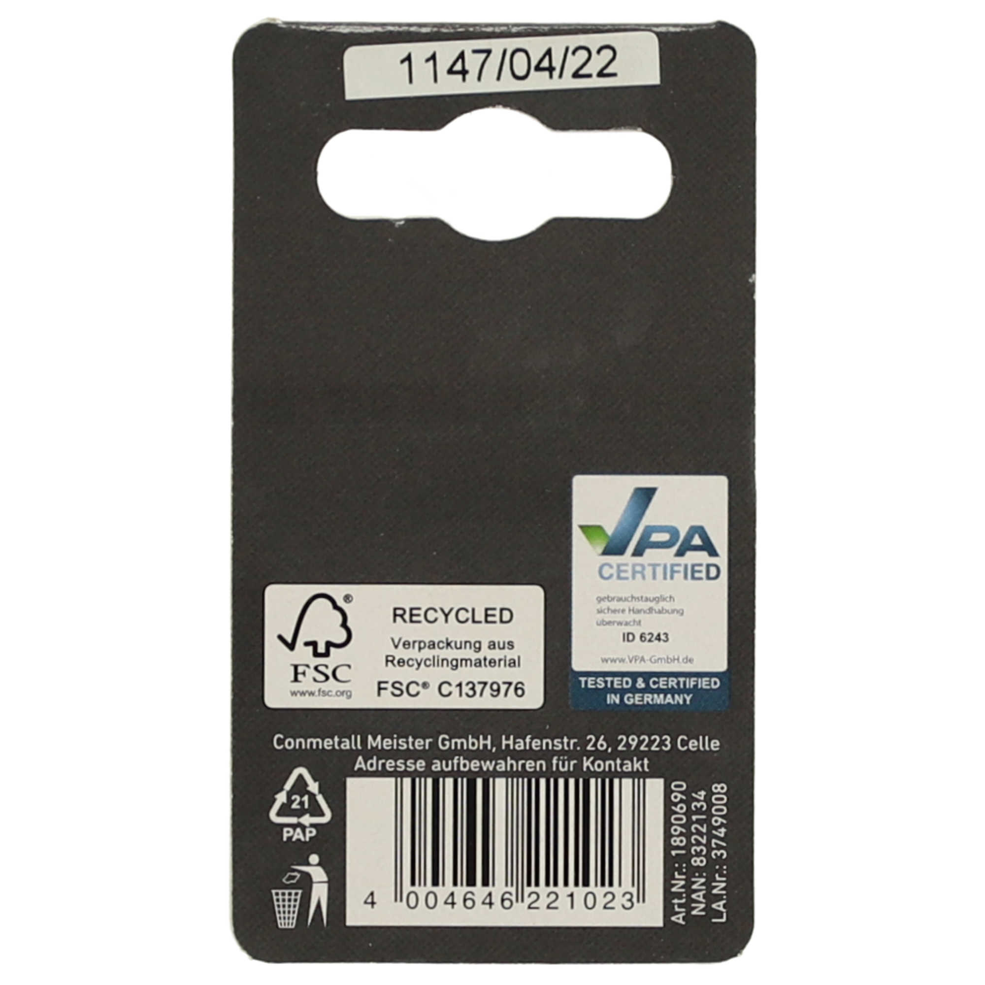 Hakenschrauber-Bit Ø 6,35 mm