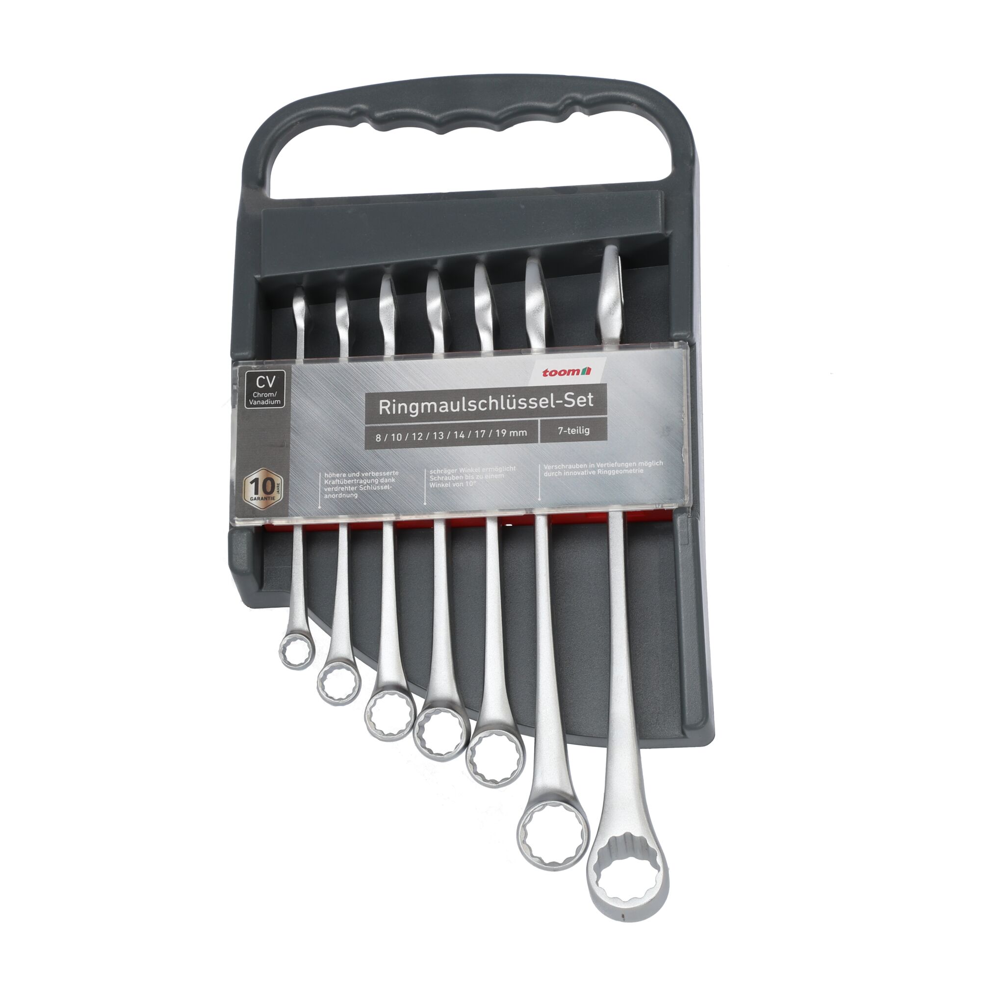 toom Ringmaulschlüssel-Set, 7-teilig