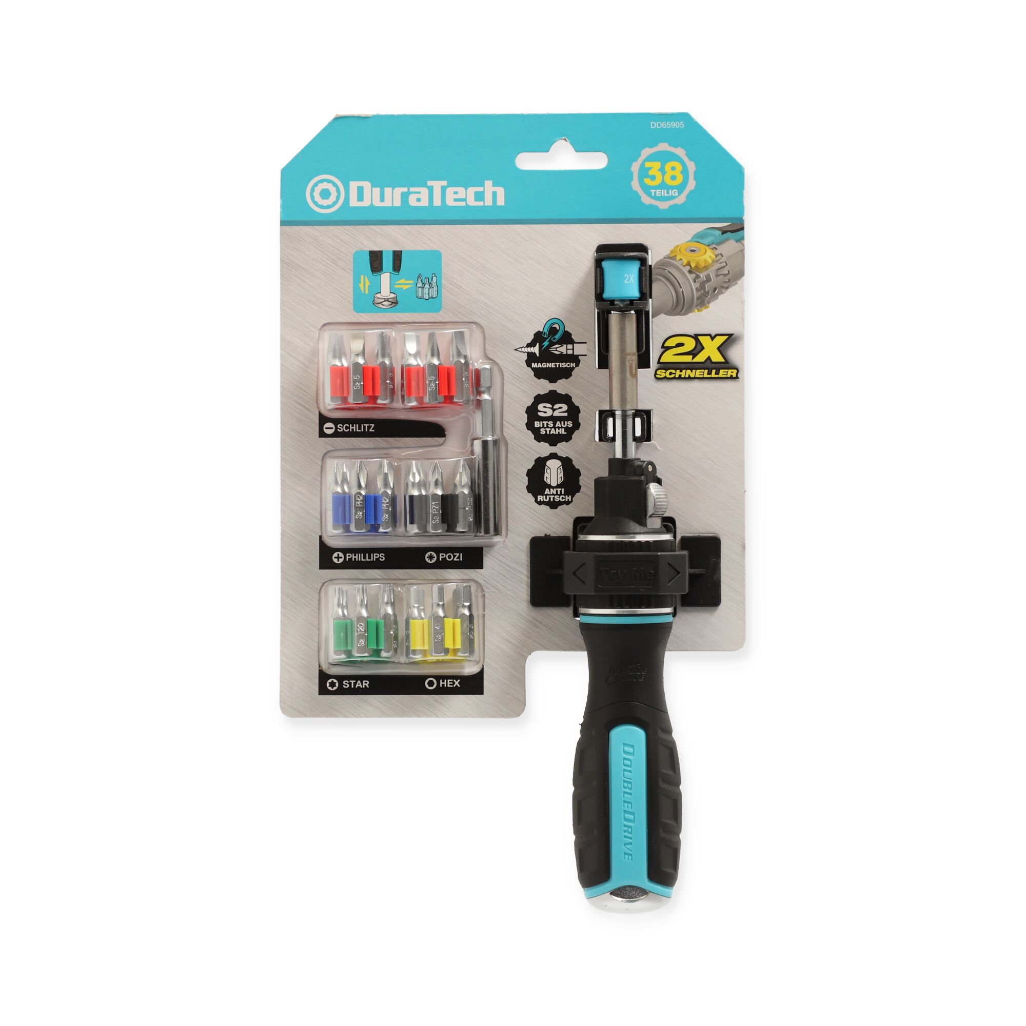 38-teiliges DuraTech Doppelratschen-Set