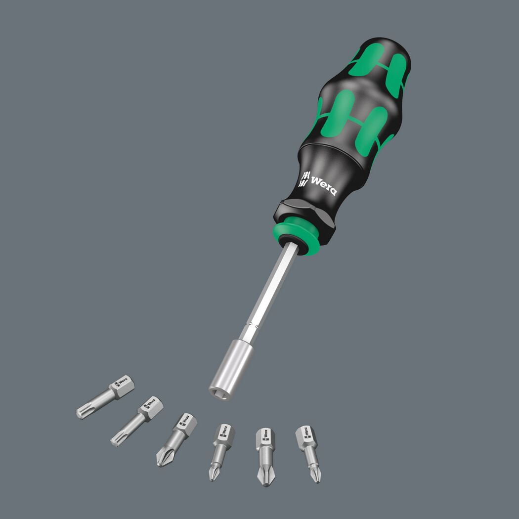 Wera Kraftform Kompakt Schraubendreher mit Bits