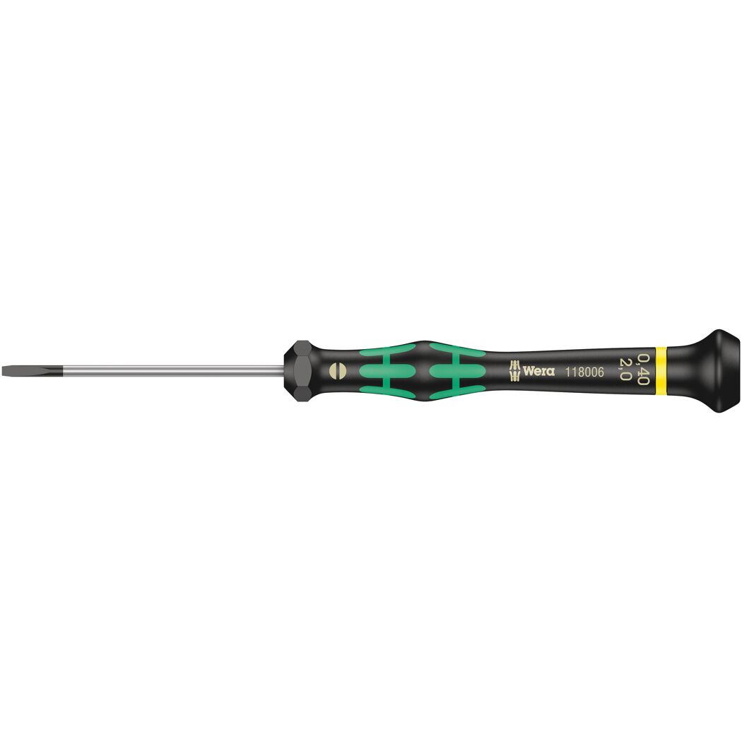 Wera Micro Schlitzschraubendreher 0,40 x 2,0 x 60 mm