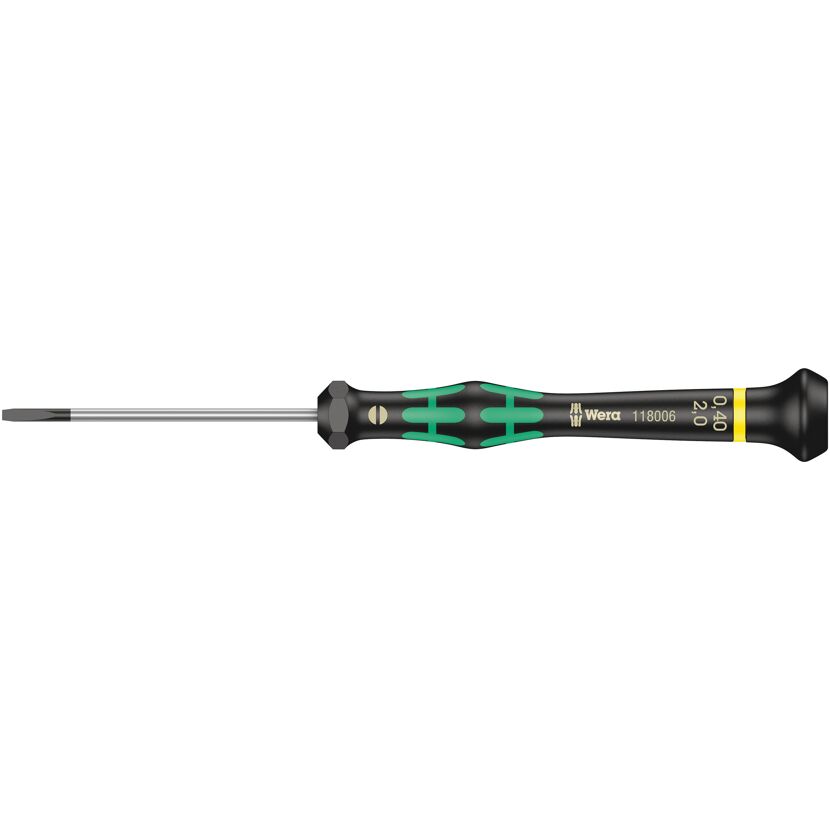 Wera Micro Schlitzschraubendreher 0,40 x 2,0 x 60 mm