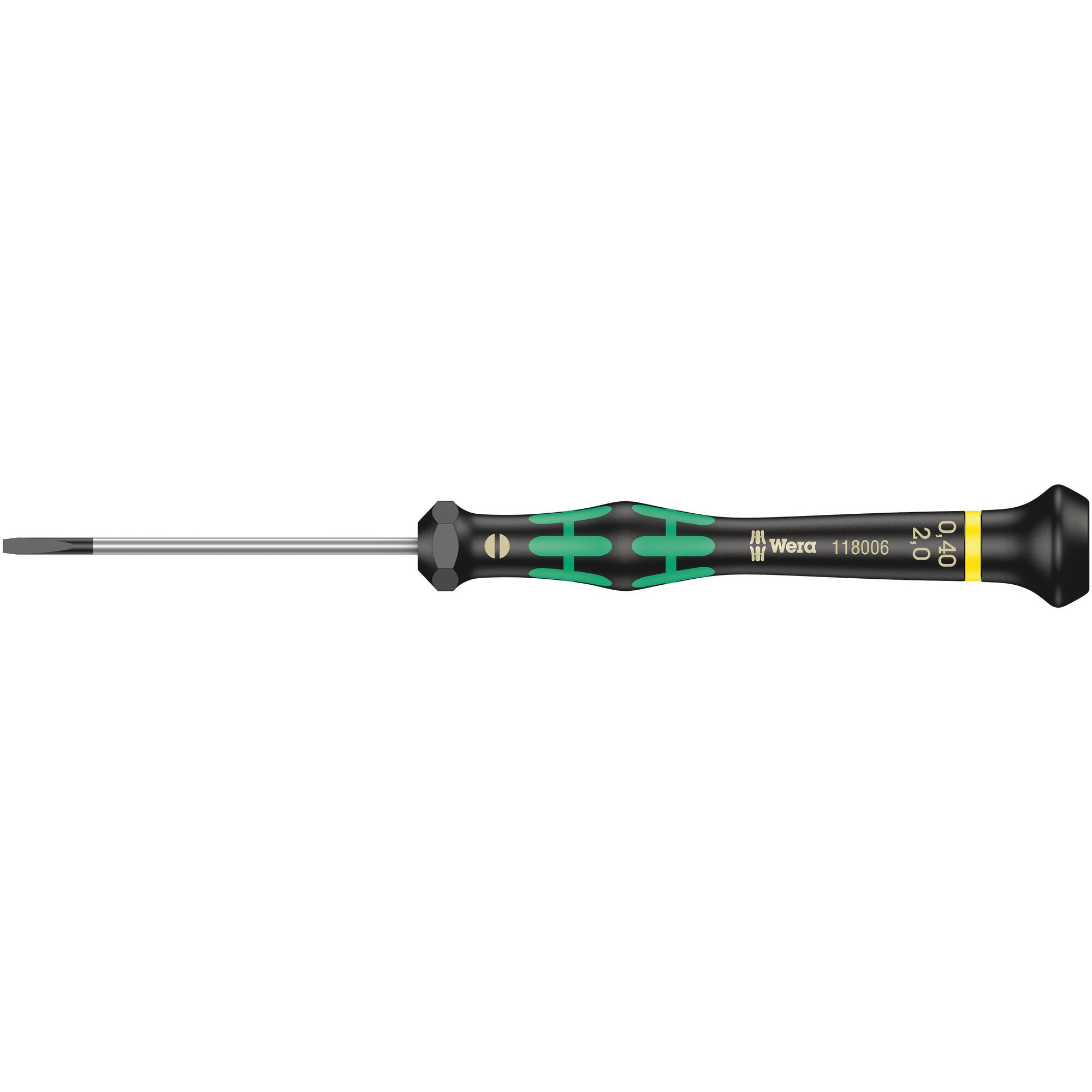 Wera Micro Schlitzschraubendreher 0,40 x 2,0 x 60 mm