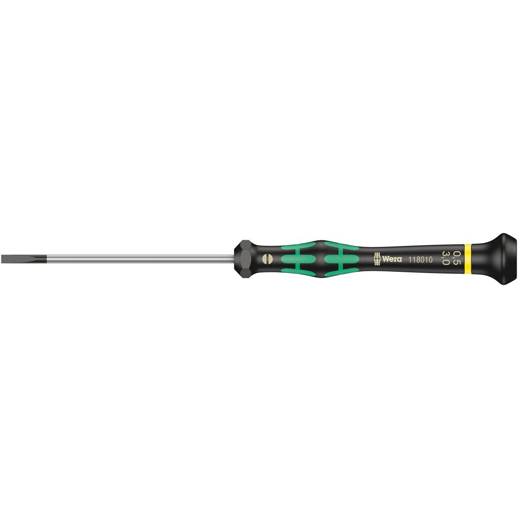 Wera Micro Schlitzschraubendreher 0,50 x 3,0 x 80 mm