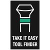 Werkzeugfinder mit Bohrer