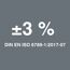 Drehmoment +/- 3%