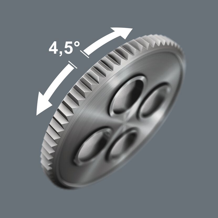 Drehrad mit 4,5 Grad Drehung