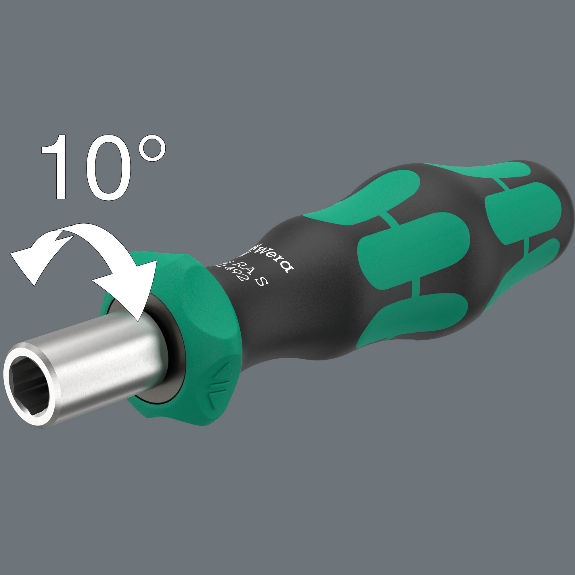 Bits-Handhalter mit Ratschenfunktion 1/4" 1/4" x 102 mm + product picture