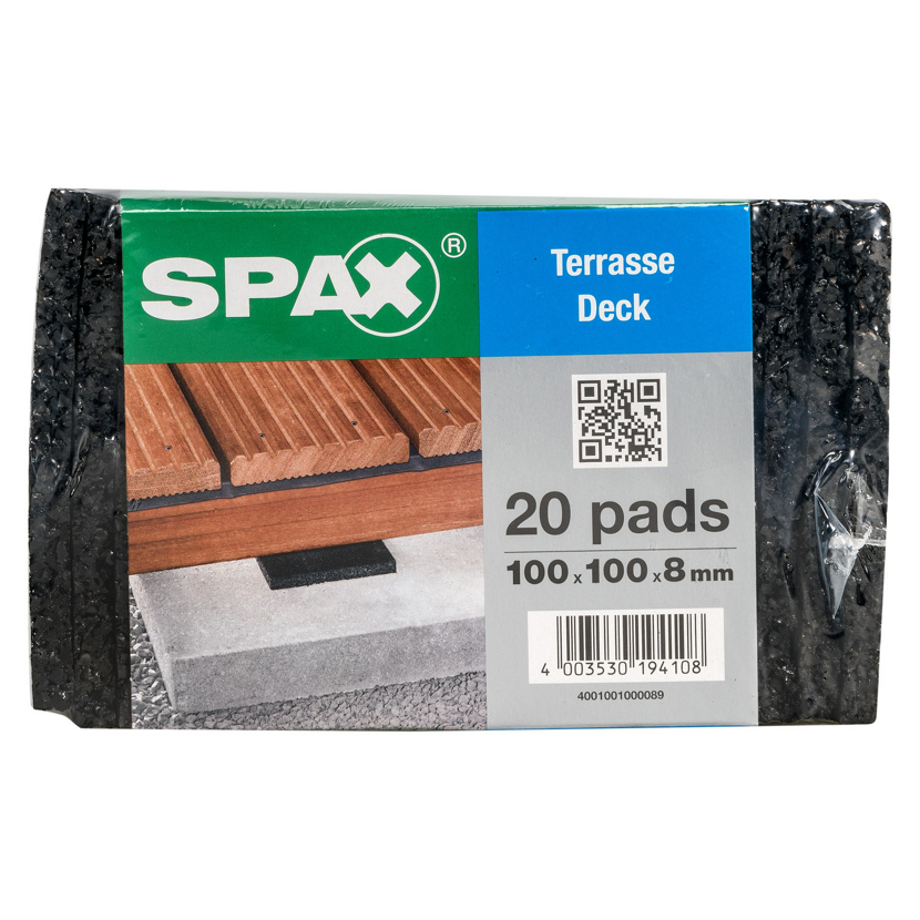 Abstandspads 100 x 100 x 8 mm 20 Stück