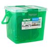 Grüne Box mit SPAX Terrasse air Abstandhaltern