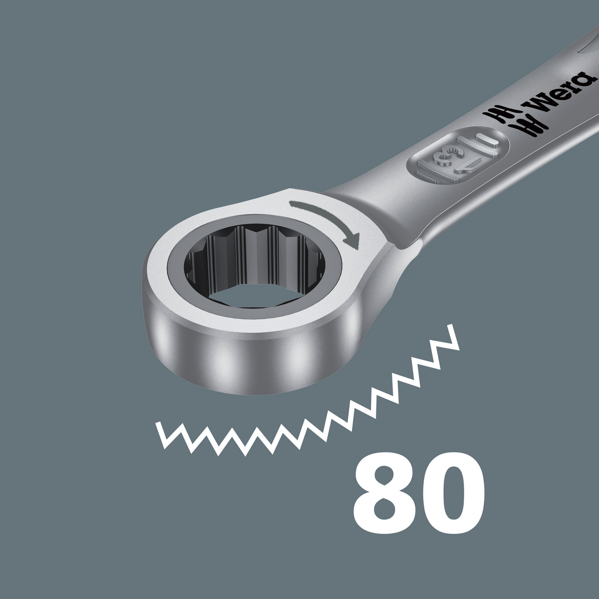 Maul-Ringratschen-Schlüssel 'Joker' 17 mm + product picture