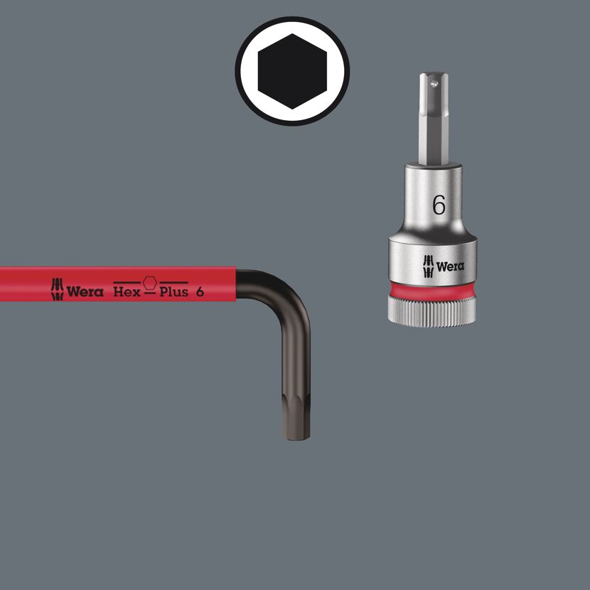 Wera Winkelschlüsselsatz Hex-Plus 6