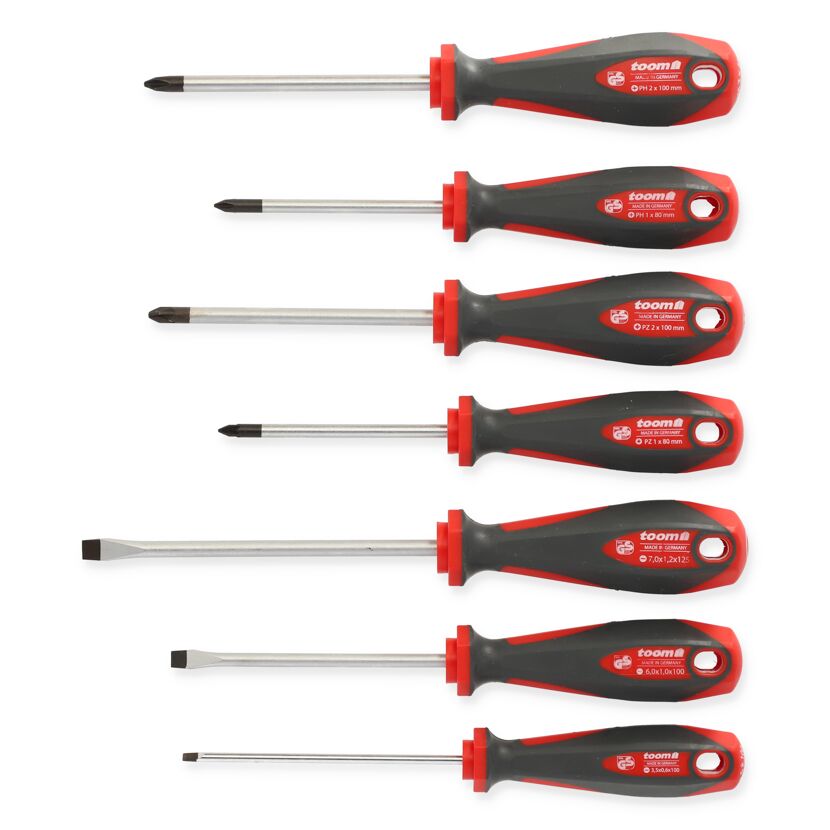 Schraubendreher-Set SL/PH/PZ 7-teilig