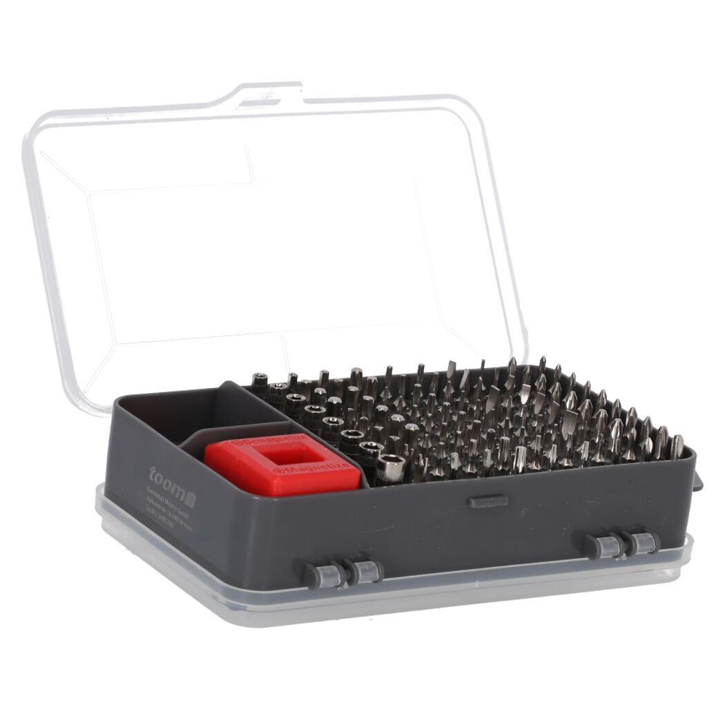 108-teiliges Feinmechaniker-Set mit Bits in Box