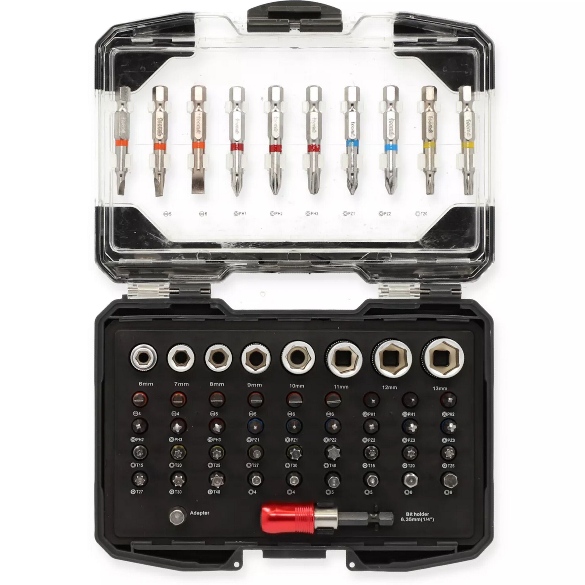 toom Steckschlüssel-Bit-Satz, 56-teilig