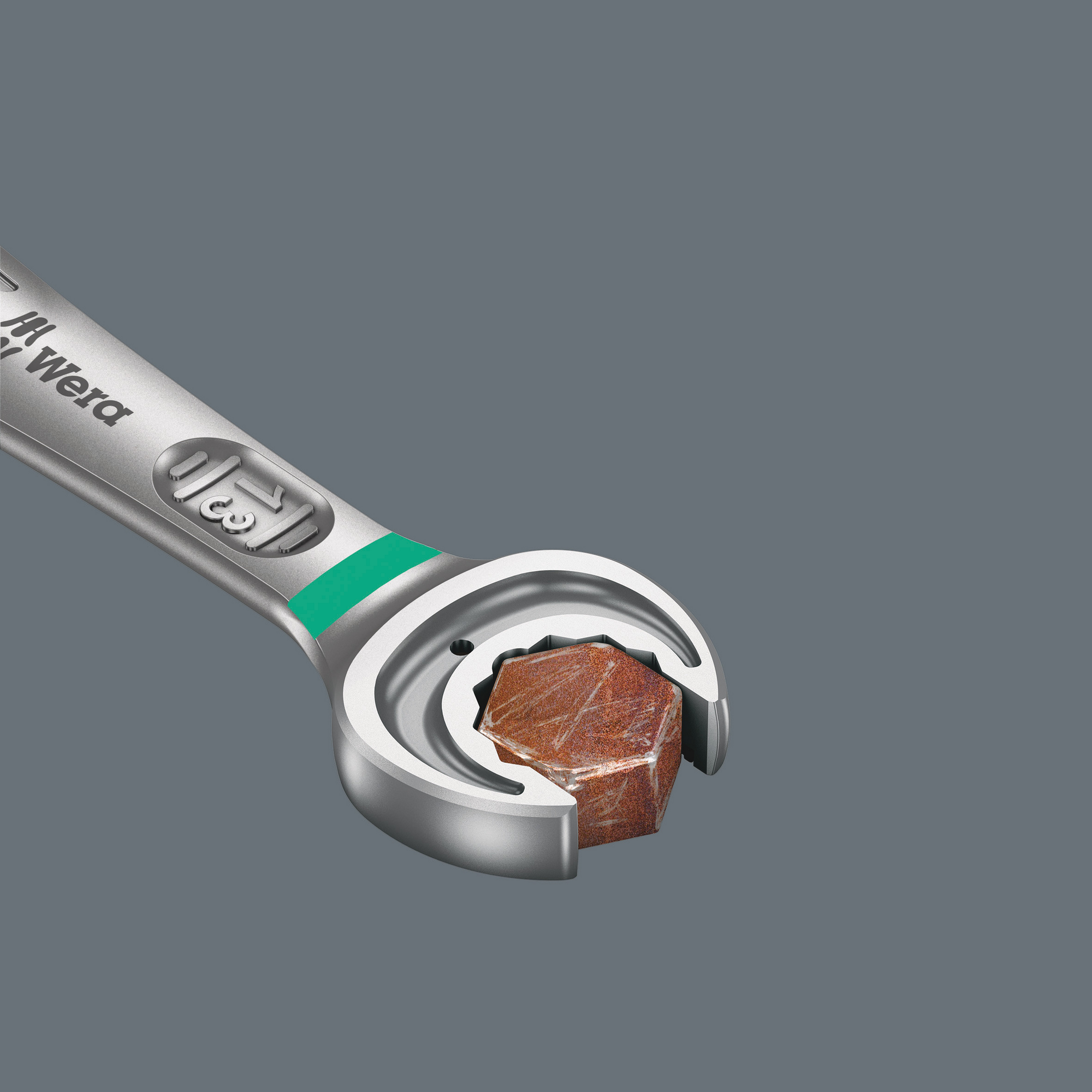 Joker Maul-Ringratschen-Schlüssel '6000' 8 mm, mit Haltefunktion + product picture