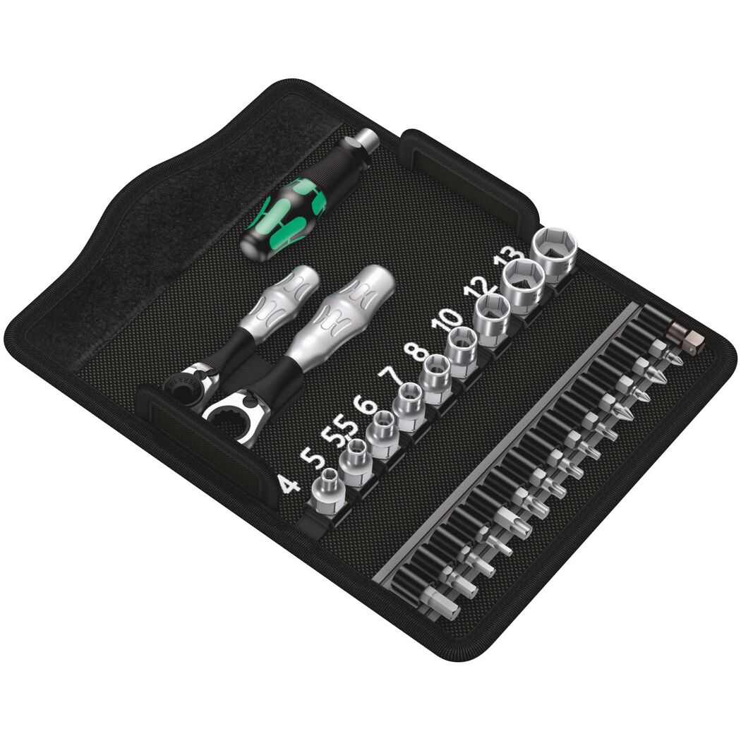 Wera Werkzeugset Zyklop Mini 2, 27-teilig