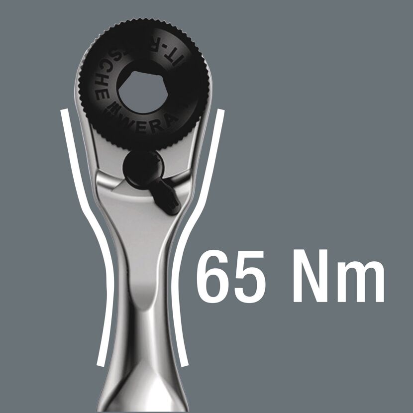 Knarre mit Drehmoment 65 Nm