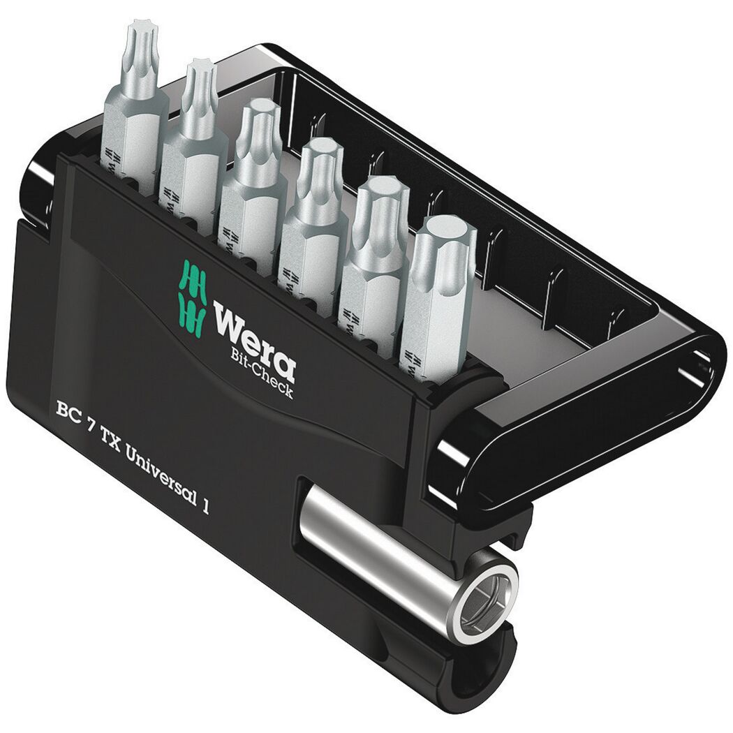 Wera Bit-Check 7 TX Universal 1 mit TX-Bits