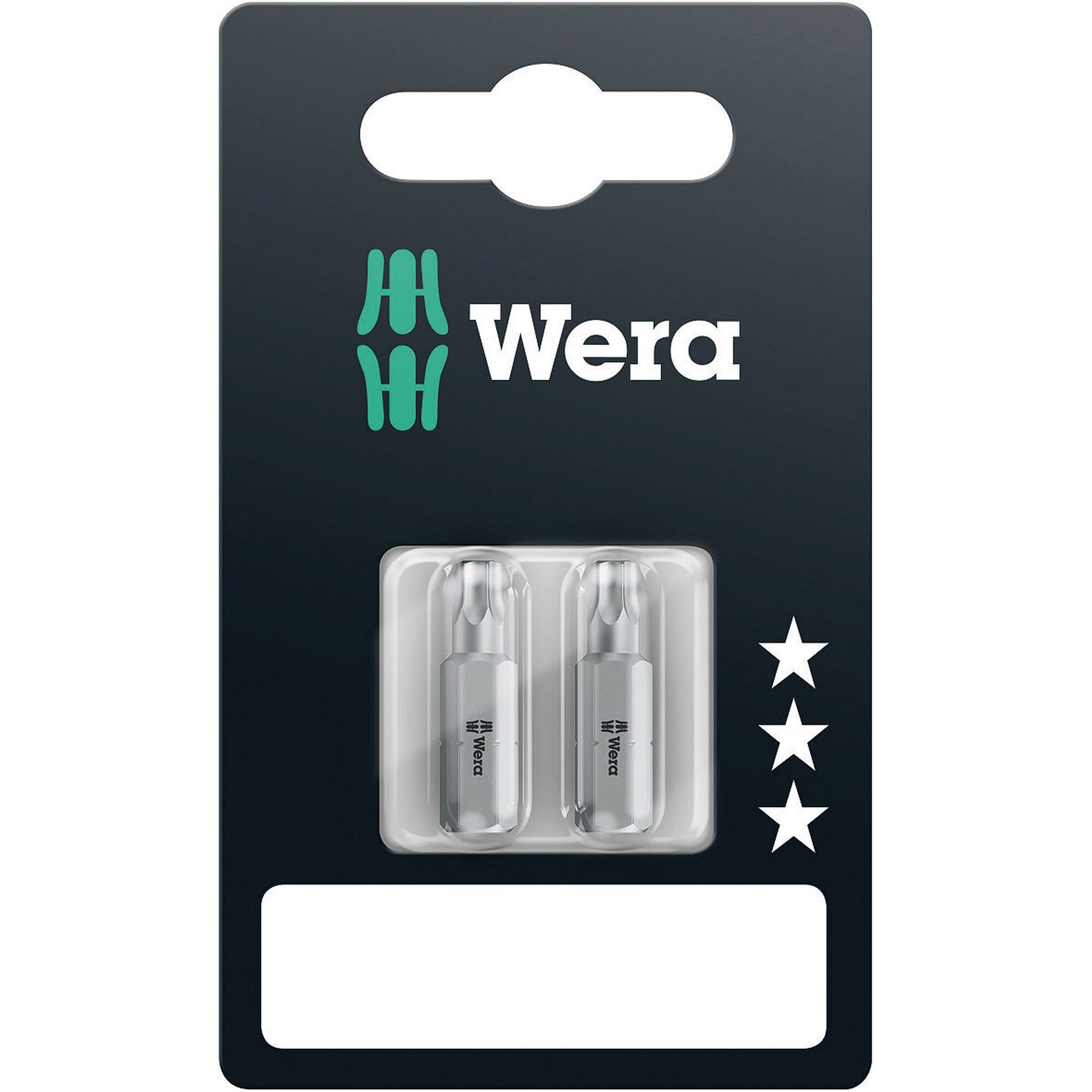 Zwei Wera Bits TX 25x25 in Verpackung