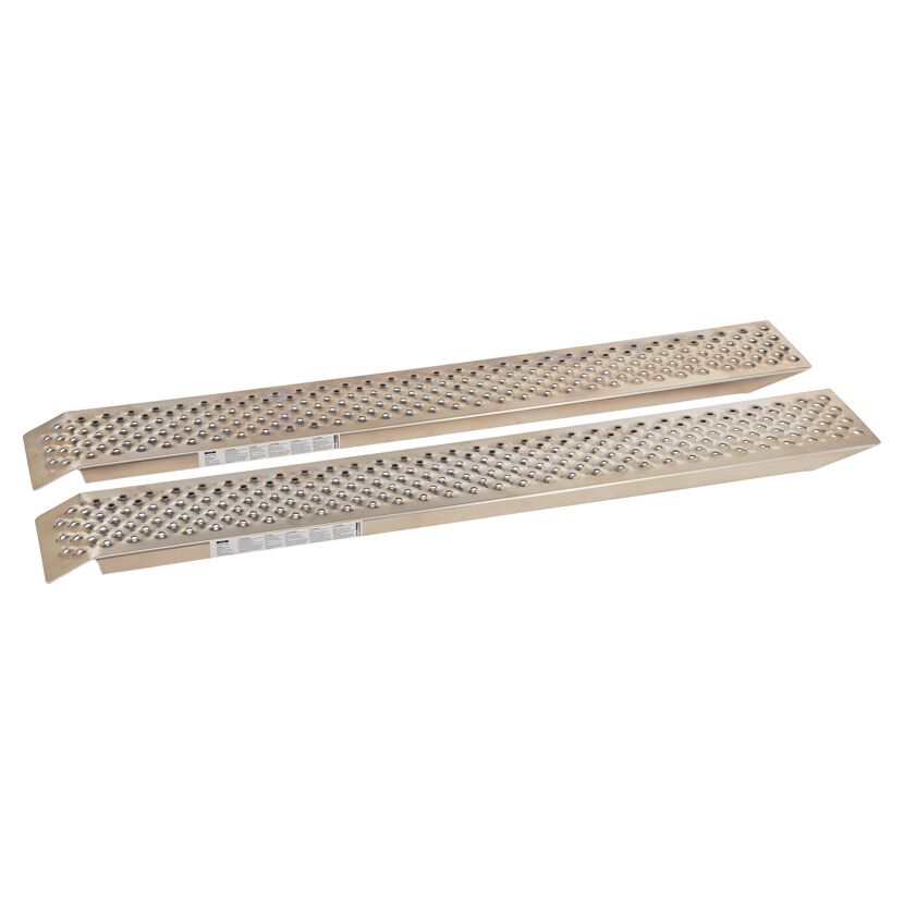 Zwei Auffahrrampen aus Aluminium