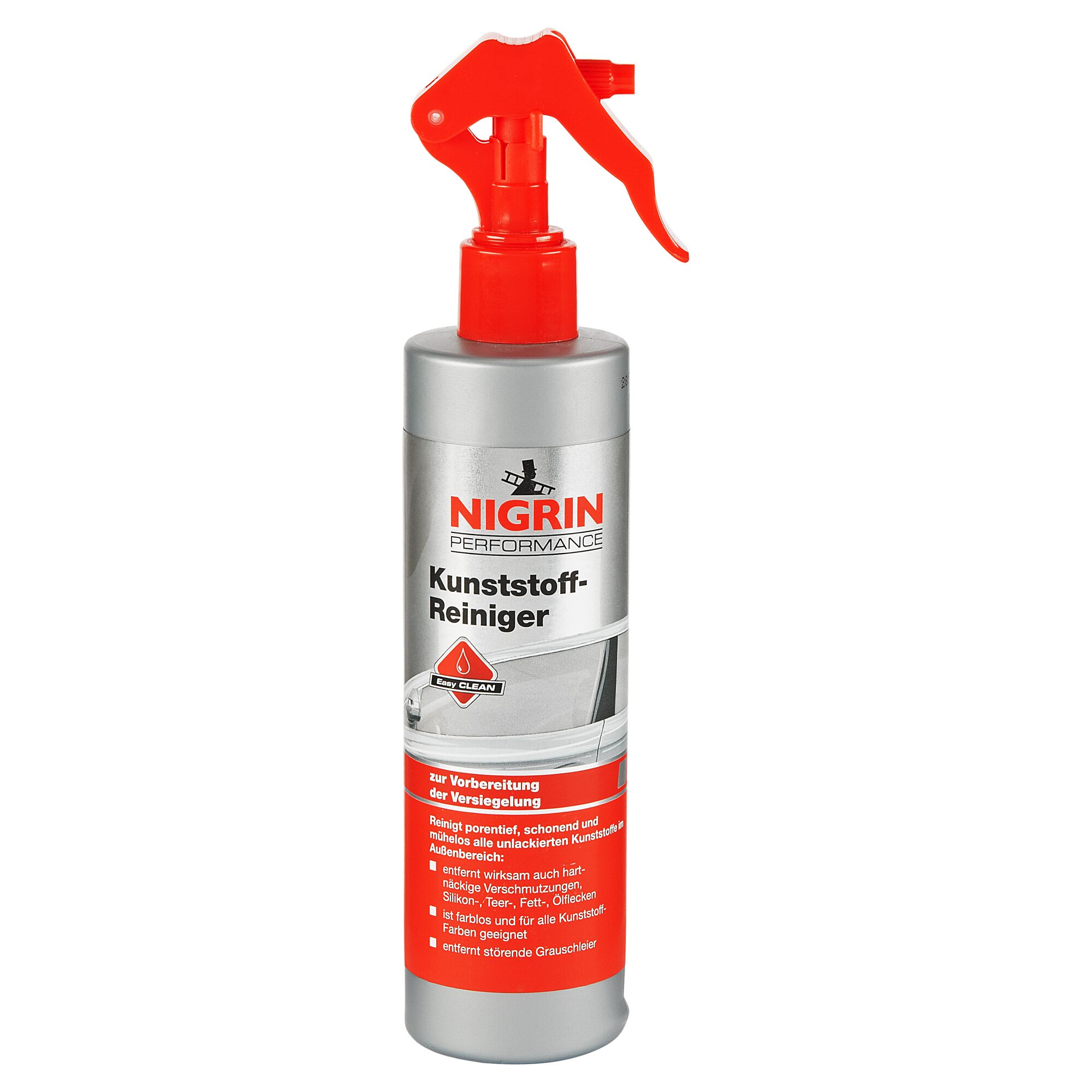 Nigrin Kunststoffreiniger, Sprühflasche