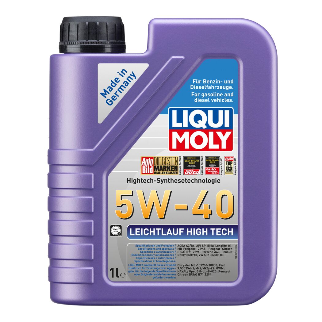 Leichtlauf-Motoröl 'High Tech 5W-40' 1 l