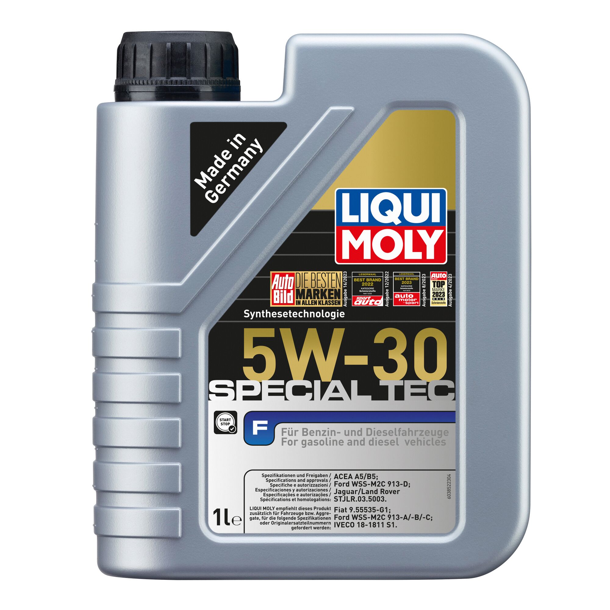Liqui Moly 5W-30 Special Tec Motoröl, 1 Liter Flasche
