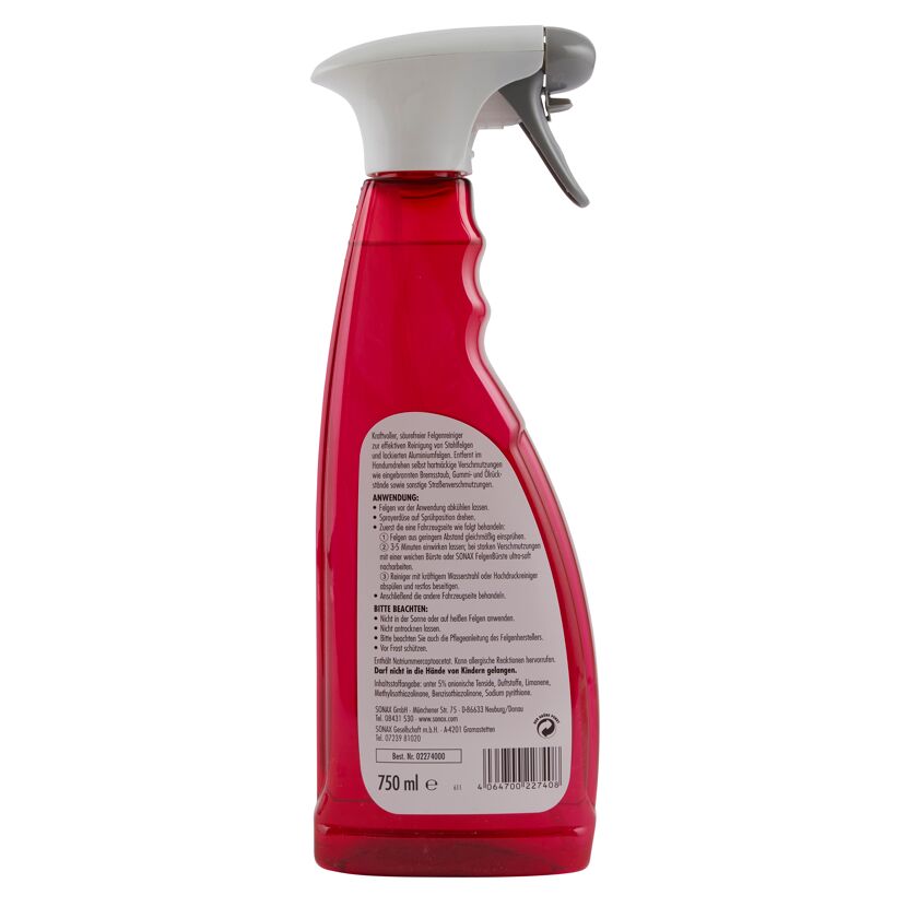 Sonax Felgenstar Felgenreiniger in Sprühflasche
