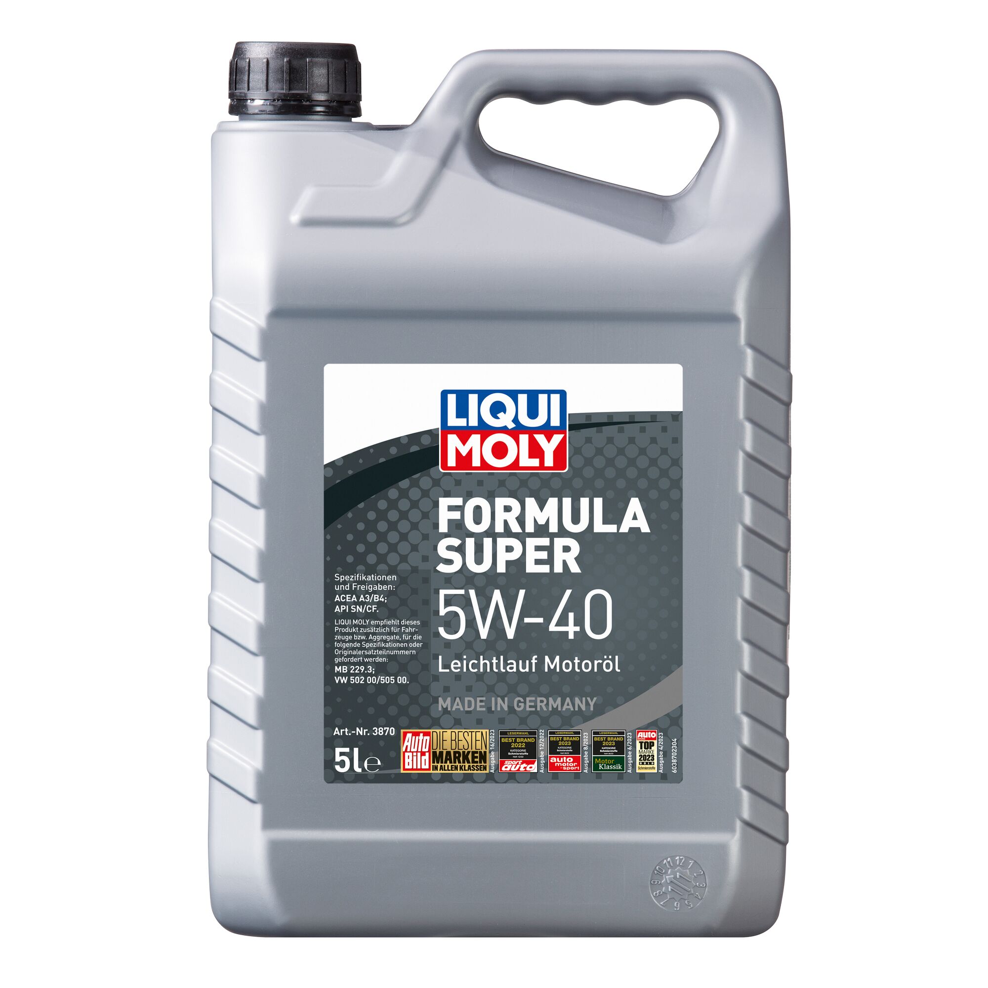Liqui Moly Formula Super 5W-40 Leichtlauf Motoröl 5l