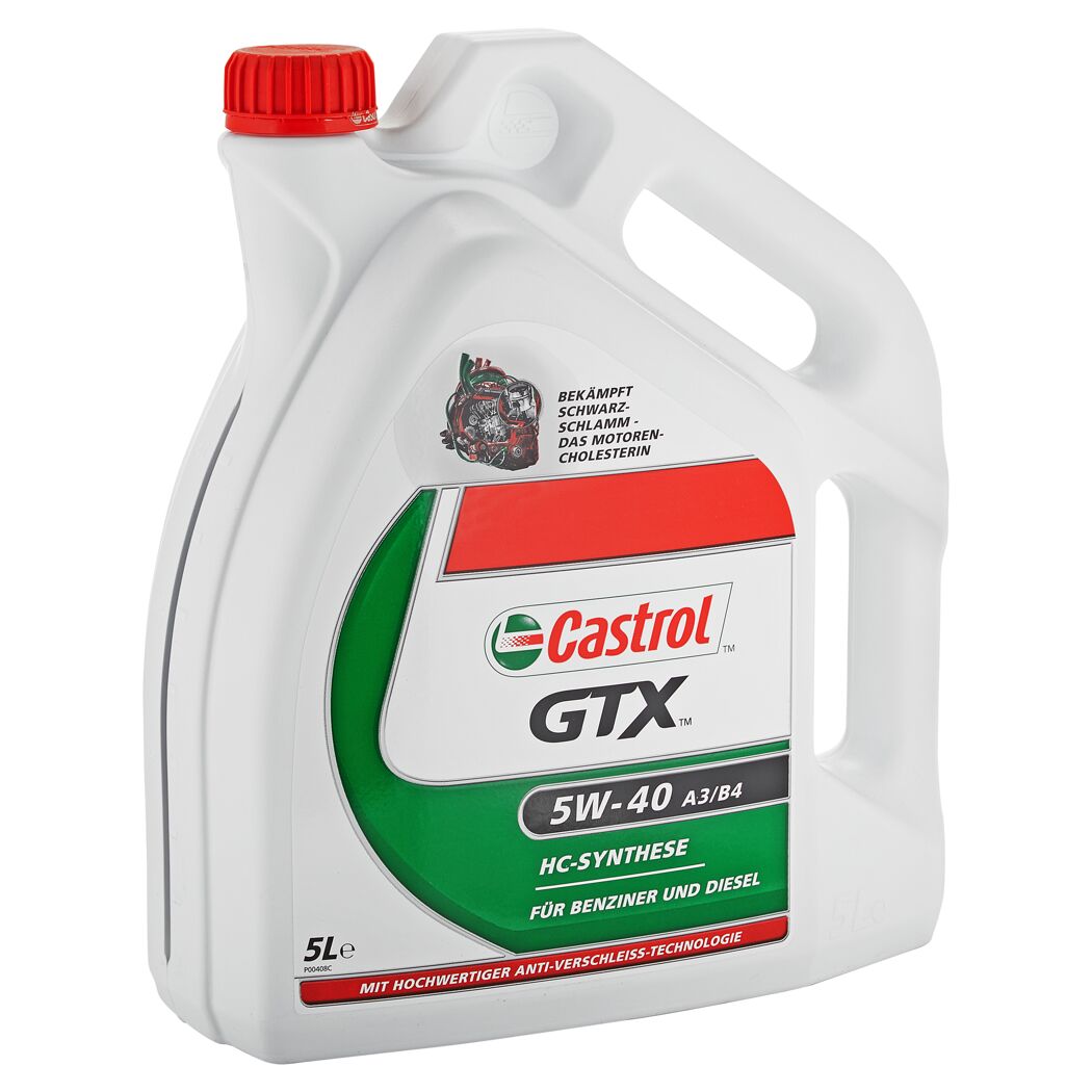 Castrol GTX 5W-40 A3/B4 Motoröl 5l