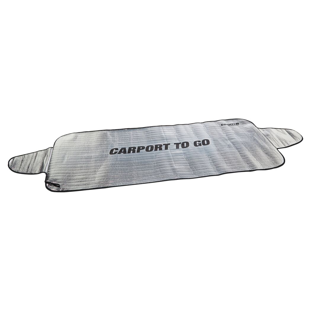 Silberne Frontscheibenabdeckung Carport To Go