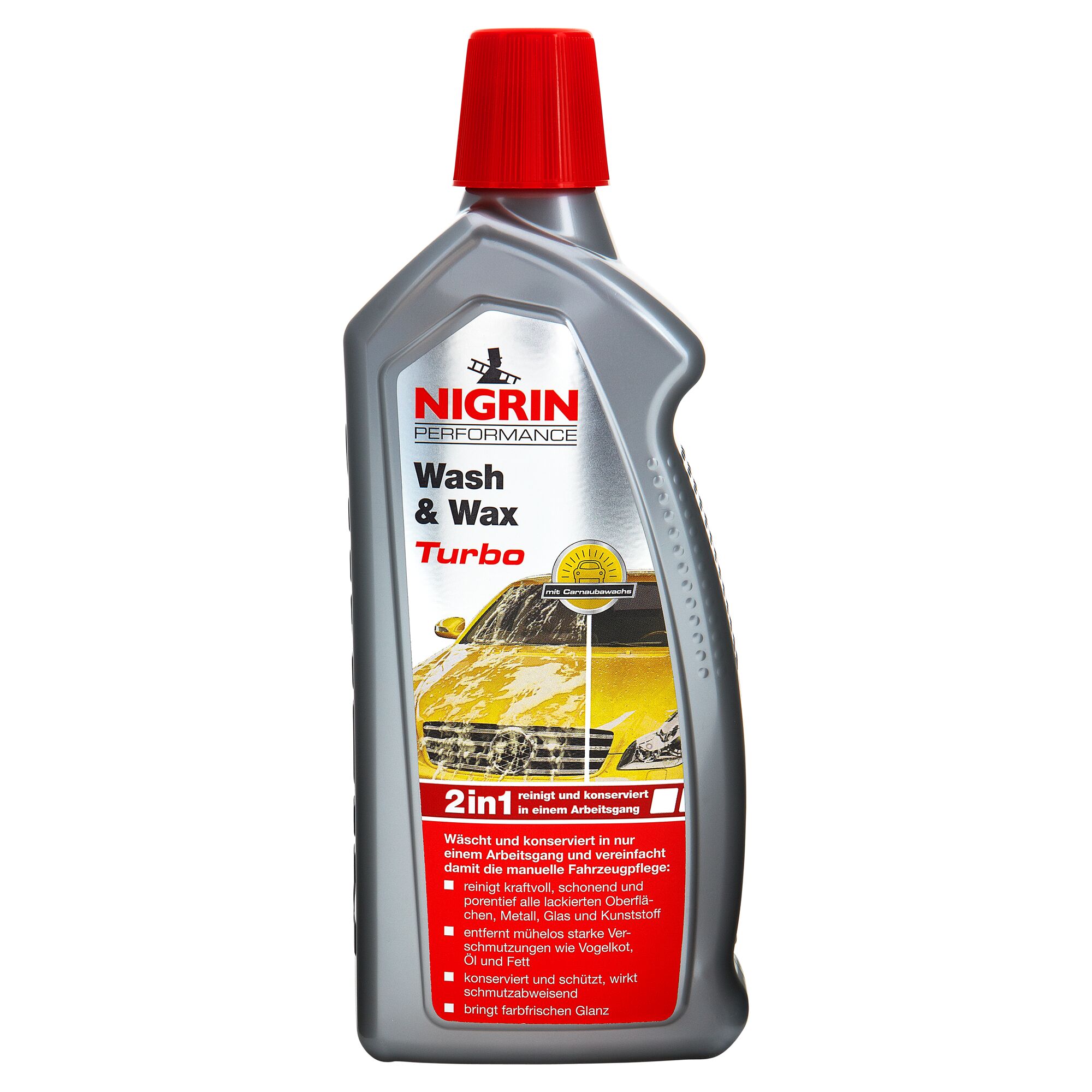 Flasche NIGRIN Wash & Wax Turbo