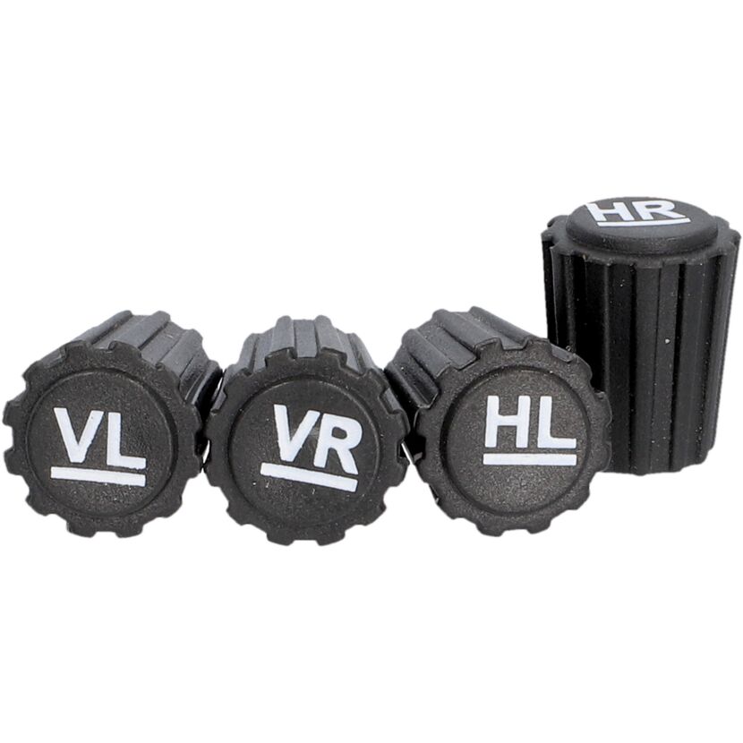 Radmarker-Set 8-teilig schwarz