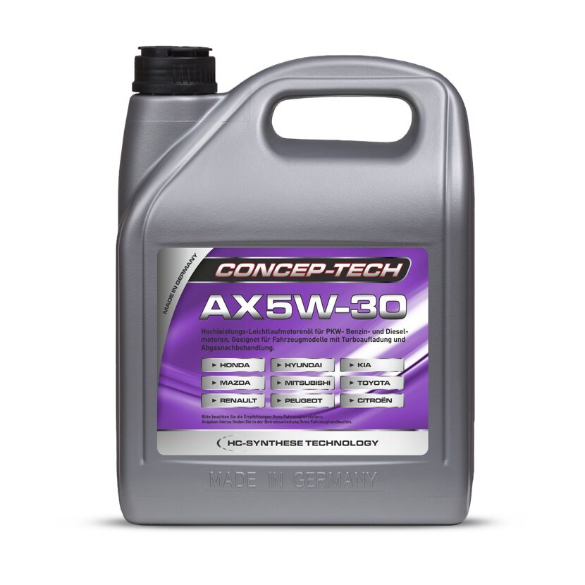 Hochleistungs-Leichtlaufmotorenöl AX 5W-30, 5 l