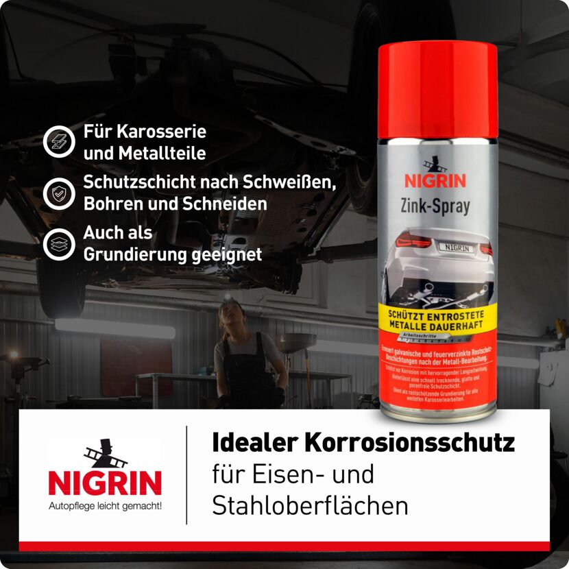 Zinkspray für Rostschutz und Grundierung 400ml