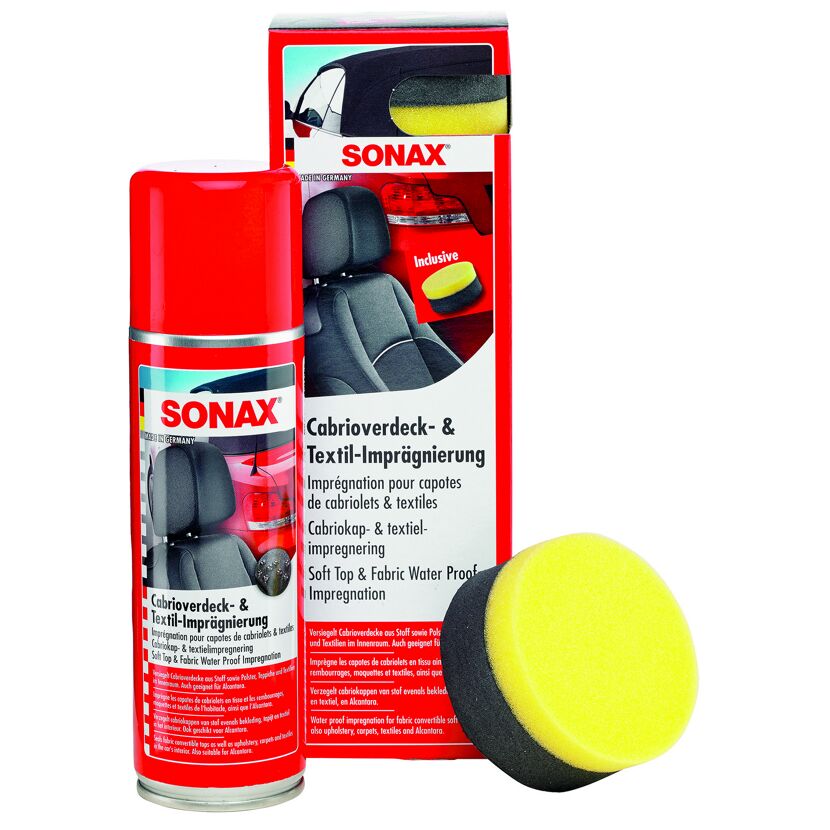 SONAX Cabrioverdeck- & Textil-Imprägnierung mit Schwamm
