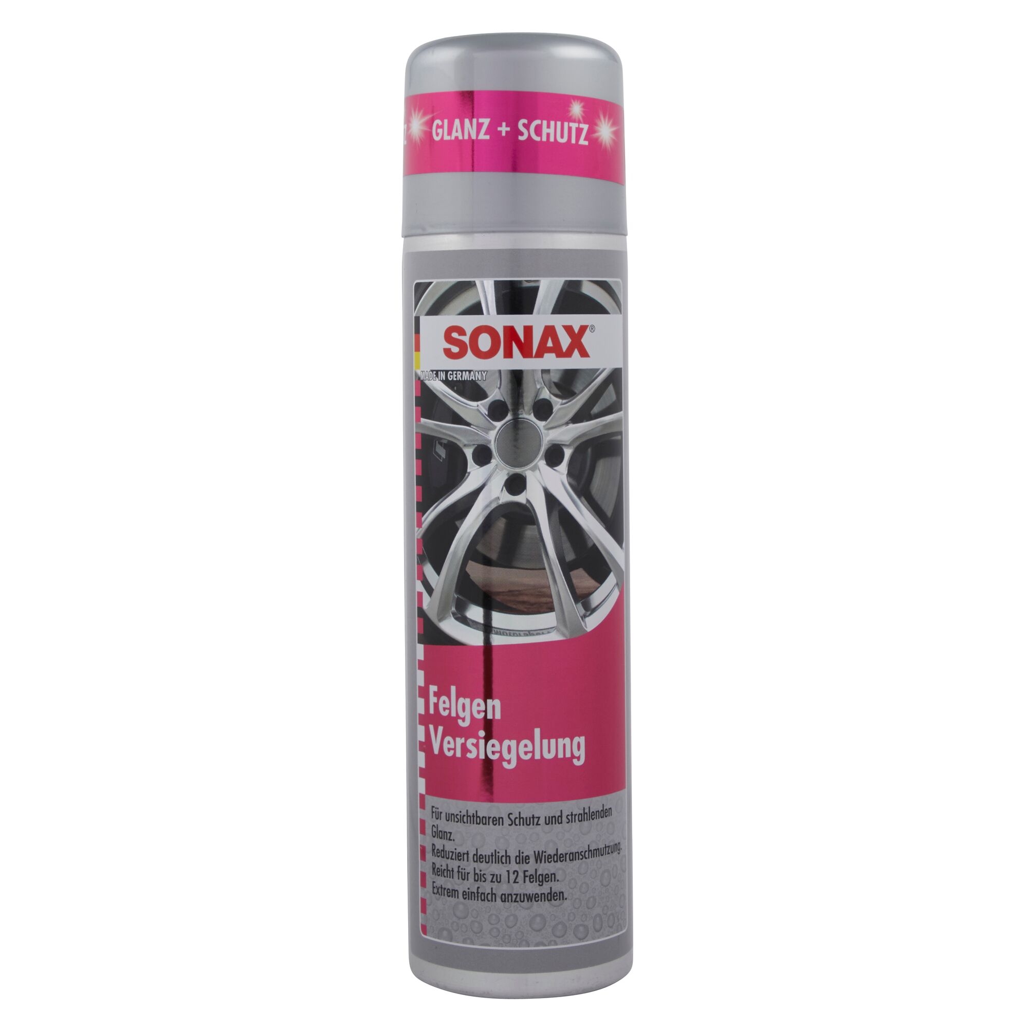 Sonax Felgenversiegelung für unsichtbaren Schutz und strahlenden Glanz.