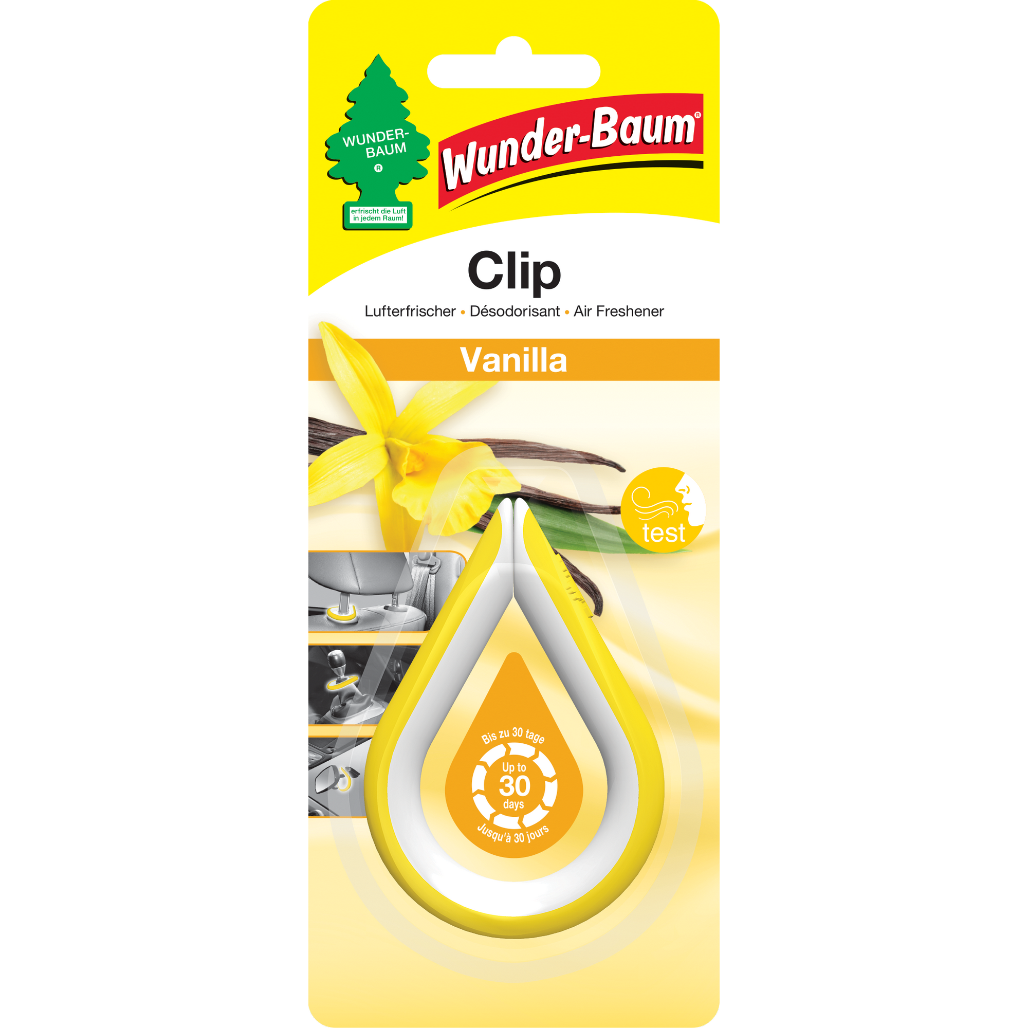 Lufterfrischer-Clip 'Vanilla' + product picture