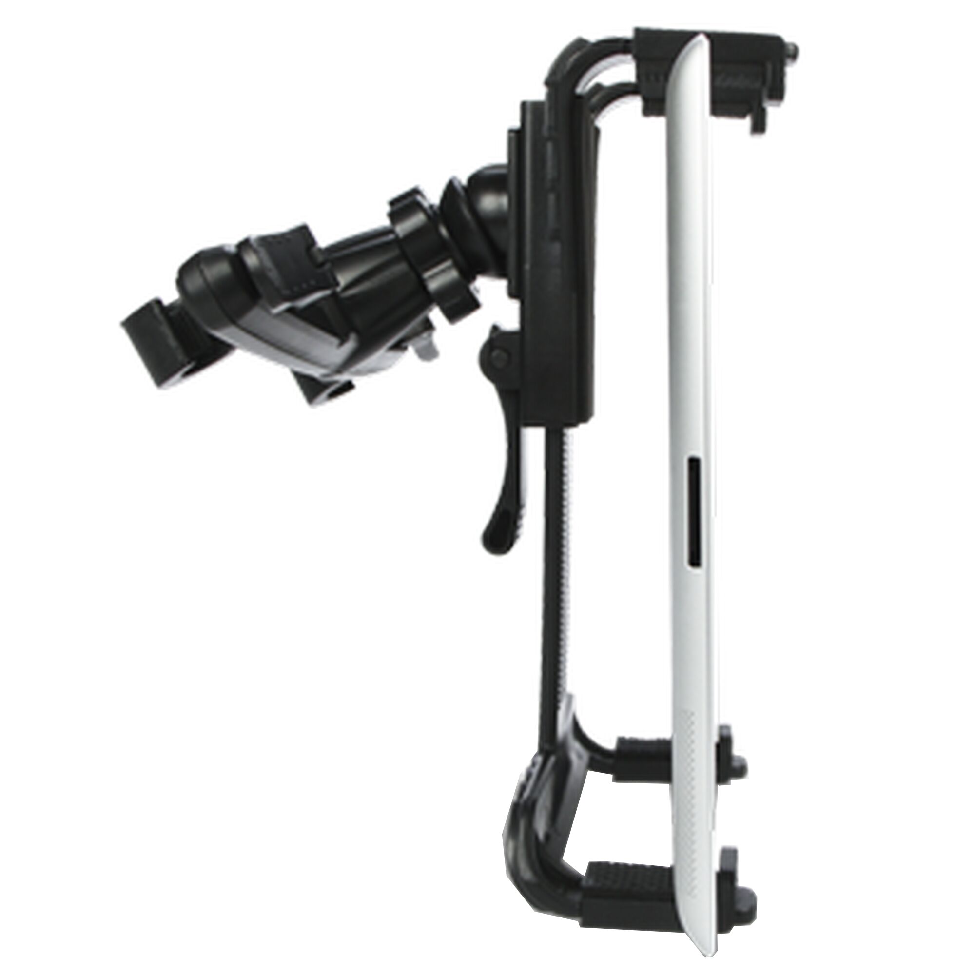 Schwarze Tablet-Halterung für das Auto