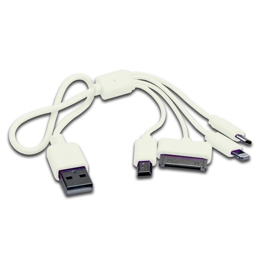 4in1-Ladekabel 5 Farben sortiert